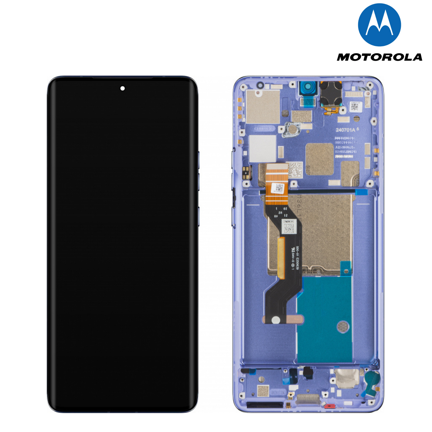 Motorola Edge 30 Fusion Aurora White Service Pack LCD